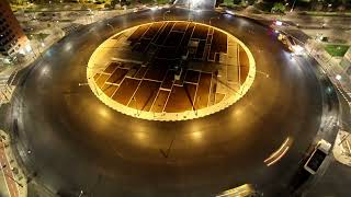 Pavimentación rotonda Paseo de la Alameda, Valencia