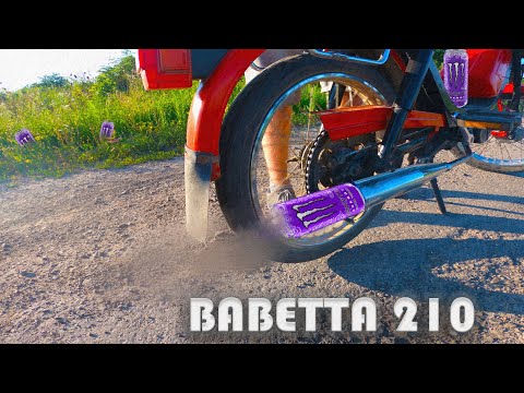 PLECHOVKA NA VÝFUK BABETTY 210/test/jazda/monster