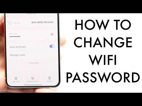 How To Change Your WIFI Password From Your Android! (2024)