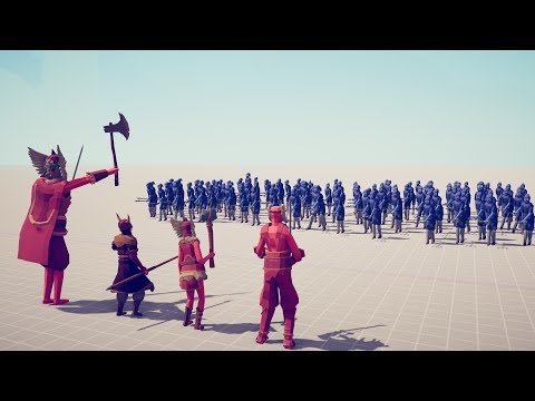 ODIN, THOR, LOKI, ONI vs ARMIES - Totally Accurate Battle Simulator TABS