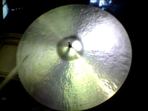 22 Kontroversial Ride, 2193g - Handcrafted cymbals by Craig Lauritsen.MOV