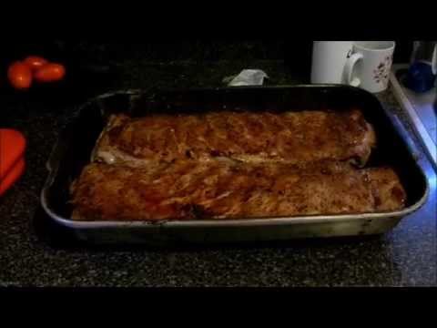Seasoned St Louis Ribs baked in the Oven