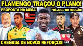 PLANO TRAÇADO PARA NOVOS REFORÇOS NO FLAMENGO! MENGÃO FEZ PROPOSTA PARA NOVO ATACANTE! PRÉ JOGO FLA!