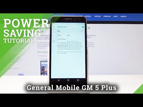 Power Saver in GENERAL MOBILE GM 5 - Extend Battery Life