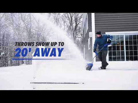 Snow Joe 24V-SS13-MAX Cordless Snow Shovel Bundle  In Action Demo