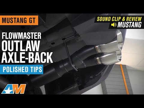 2018-2020 Mustang GT Flowmaster Outlaw Axle-Back Exhaust w/ Polished Tips Sound Clip & Review