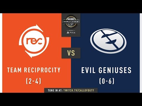 Team Reciprocity vs Evil Geniuses | CWL Pro League 2019 | Division A | Week 2 | Day 4