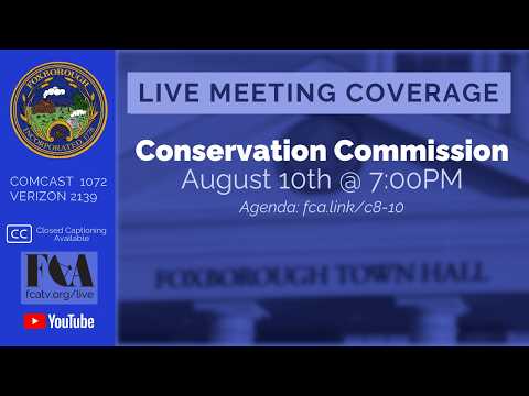 Thumbnail for Conservation Commission Meeting 8/10/2026