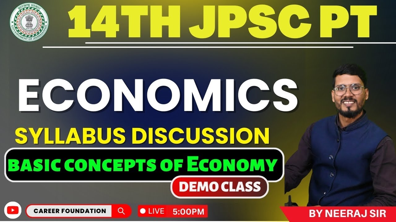  ECONOMICS SYLLABUS DISCUSSION | BASIC CONCEPTS OF ECONOMY