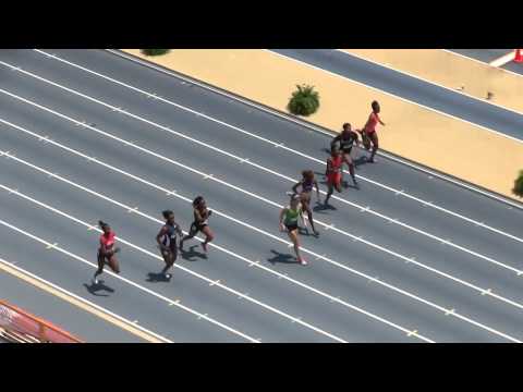 Girls 100m EE Heat 3 - New Balance Nationals Outdoor 2013