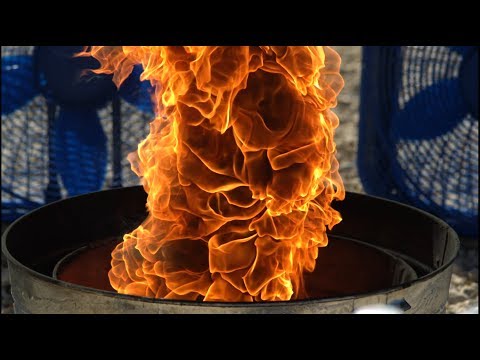 Fire tornado in 4k ultra slow-motion @120fps