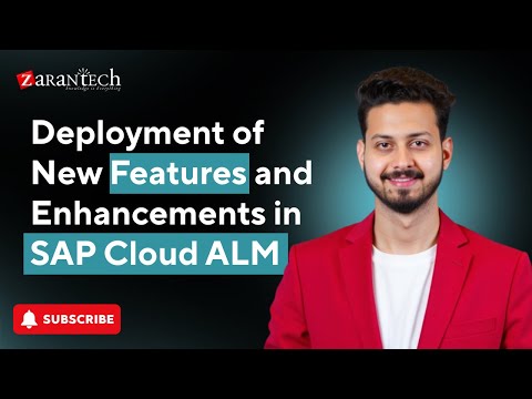 SAP Cloud ALM Application Lifecycle Management Full Course ZaranTech