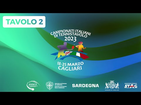 TAVOLO 2 - Campionati Italiani - 3^ categoria singolo - 20/03/2023