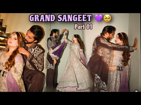 Grand Sangeet 🥹💜 | Part 01 | #rabeecahussainwedding | @RabeecaKhan |