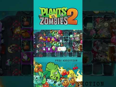 PvZ 2 Tournament - 8 Random Plant Teams by Color #shorts