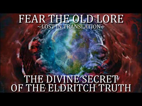 Bloodborne Fear the Old Lore - The Divine Secret of the Eldritch Truth