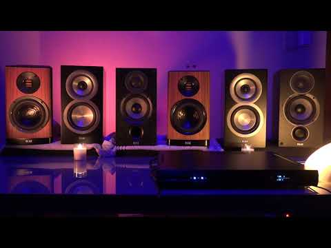 Speaker comparing - ELAC debut 5.2 / Uni-Fi UB5/ Vela BS 403 driven by an ELAC Alchemy DPA-2