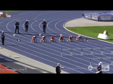 U13 Boys 80m Hurdles - Final 2 - Asics Australian Little Athletics Championships