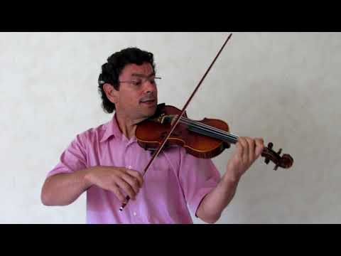 Volume 1 lesson 052 / 133 - Petite chanson in A - Learning french Violin
