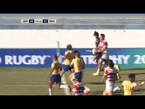 Japan number 6 scores outrageous try