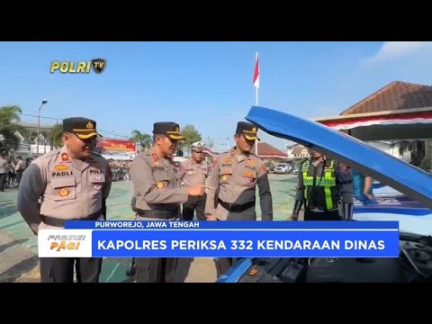 POLRES PURWOREJO PENGECEKAN KENDARAAN DINAS