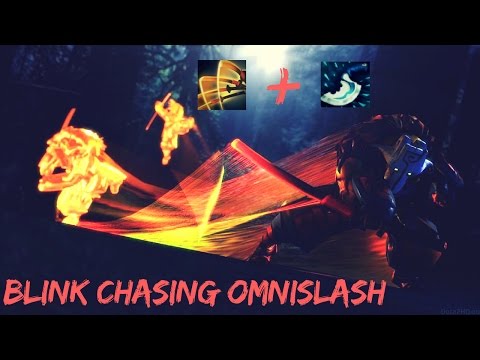 Blink during omnislash for chasing