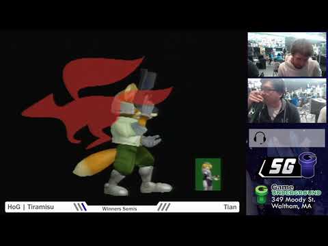 SG 20.6 SSBM - HoG | Tiramisu (Fox) vs. Tian (Sheik) - Melee WSF