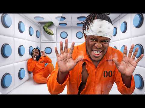 TRAPPED WITH 100 MYSTERY BUTTONS (Ft. Deji)