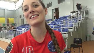 Magdalena Maziarz - Zwycięstwo nad Legnicą (29:26) dedykujemy kontuzjowanej koleżance Agacie Wasiak!