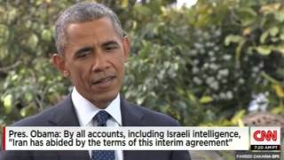 Obama: Iran has not advanced their nuclear program