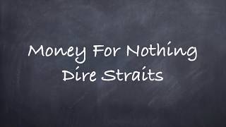 Money for Nothing-Dire Straits Lyrics