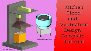 Kitchen Hood and Ventilation Design in Revit MEP | Revit MEP | #ventilationsystem