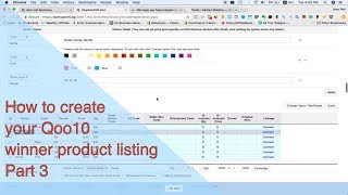 How to create your winning product listing and generate revenue in Qoo10 seller - Part 3