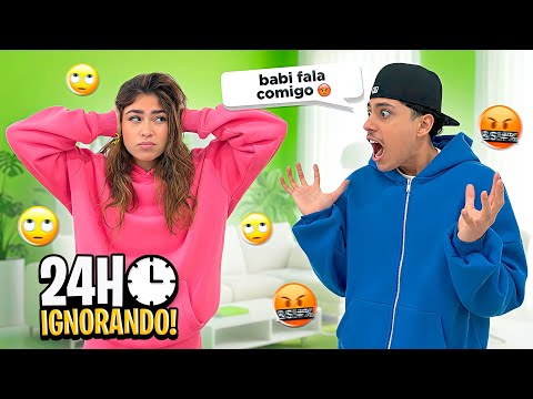 24 HORAS IGNORANDO O NATHAN 😡 (minha vingança)