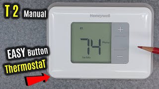 HONEYWELL Home T2 Guide | Basic Manual Digital Thermostat | So SIMPLE & EASY to use!