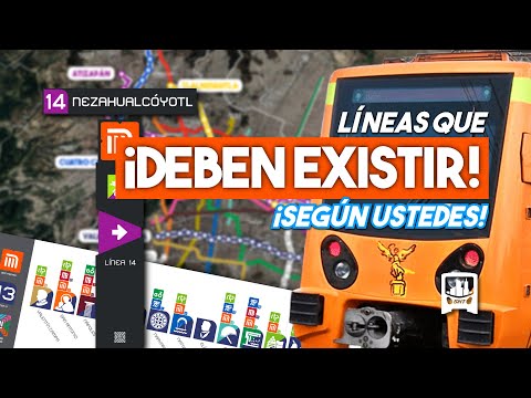 ¡5 Líneas de METRO que DEBERÍAN existir según USTEDES! | Periférico, Tepotzotlán, Chimalhuacán y más
