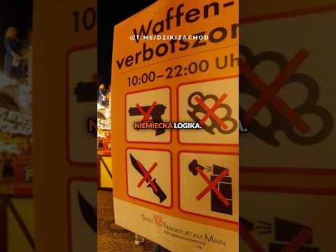 Absurd na Jarmarku Bożonarodzeniowym w Niemczech.