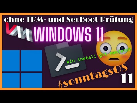 Windows 11 ohne TPM- und SecureBoot-Prüfung in KVM/QEMU - #sonntagsOS - 11