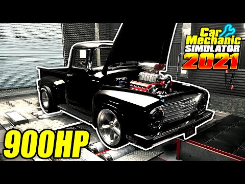 I restored my Ford F100 and prepared it for Drag Racing! - Car Mechanic Simulator 2021 #18