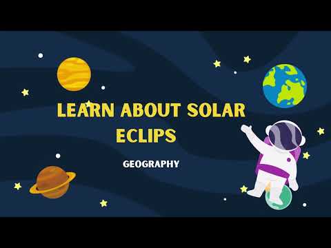 Eclipses for kids - What an eclipse is and how many types there are - Solar and Lunar Eclipse