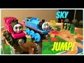 Thomas And Friends The Great Race Wooden Railway Biggest Sky Jump With Thomas And Ashima Racing