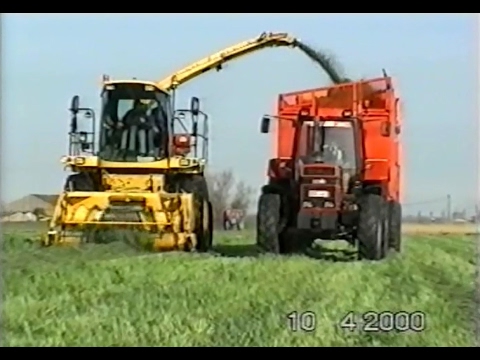 Loonw. Soete-Feys - Mannekensvere - New Holland FX 450 -  International 1255 XL - John Deere 6910