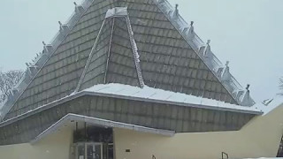 preview picture of video 'Temple Beth Sholom and RT 611 (Old York) in the snow. Elkins Park'
