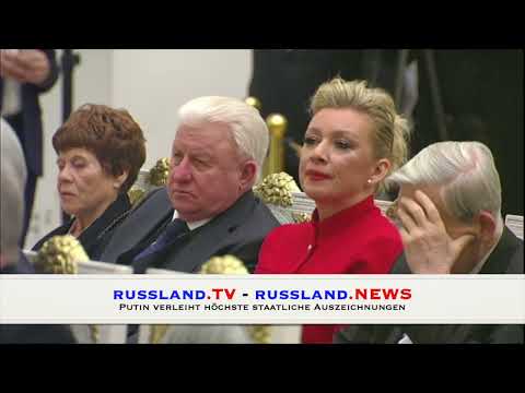 Putin verleiht höchste staatliche Auszeichnungen