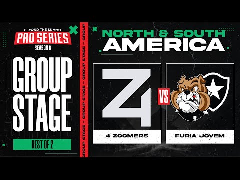 4 Zoomers vs Fúria Jovem Game 1 - BTS Pro Series 8 AM: Group Stage w/ rkryptic & neph