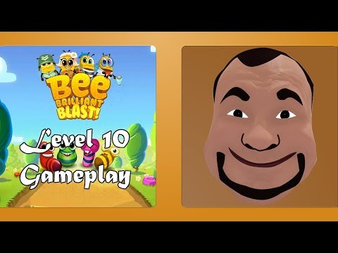 Bee Brilliant Blast 🐝 🌻 🌼 💐 🌸 Level 10 - Bee Brilliant Blast 👑 no Buster Gameplay #10 ✅