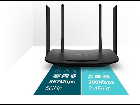 TP-LINK Archer VR300 AC1200 - Wi-Fi 5 (802.11ac) - Dviejų juostų (2,4 GHz / 5 GHz) - Ethernet LAN - VDSL2 - Juodas - Stalinis maršrutizatorius video