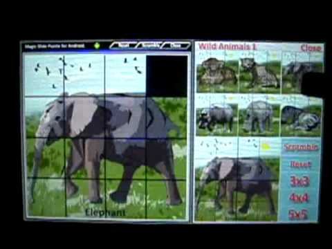Magic Slide Puzzle W.Animals 1 Video