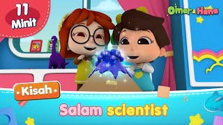 Download lagu Omar & Hana | Salam Scientist | Islamic Cartoons for kids mp3