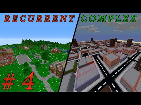 Обзор мода Recurrent complex | Часть 4 Команды, Столбы, Город | Minecraft 1.12.2